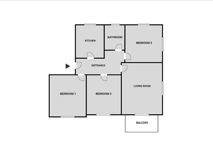 Blossom 90 Qm 3 Schlafzimmer Balkon & Voll Ausgestattete Kueche زيورخ