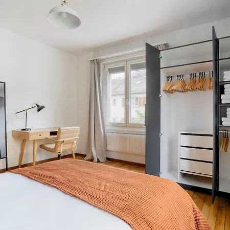 Апартаменты Blossom 90 Qm 3 Schlafzimmer Balkon & Voll Ausgestattete Kueche Цюрих