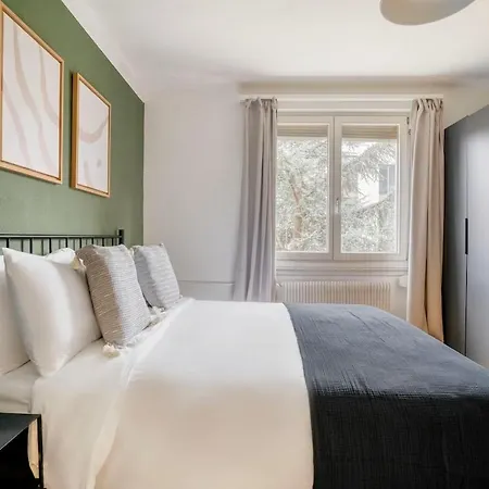 Blossom 90 Qm 3 Schlafzimmer Balkon & Voll Ausgestattete Kueche Apartament Zurych